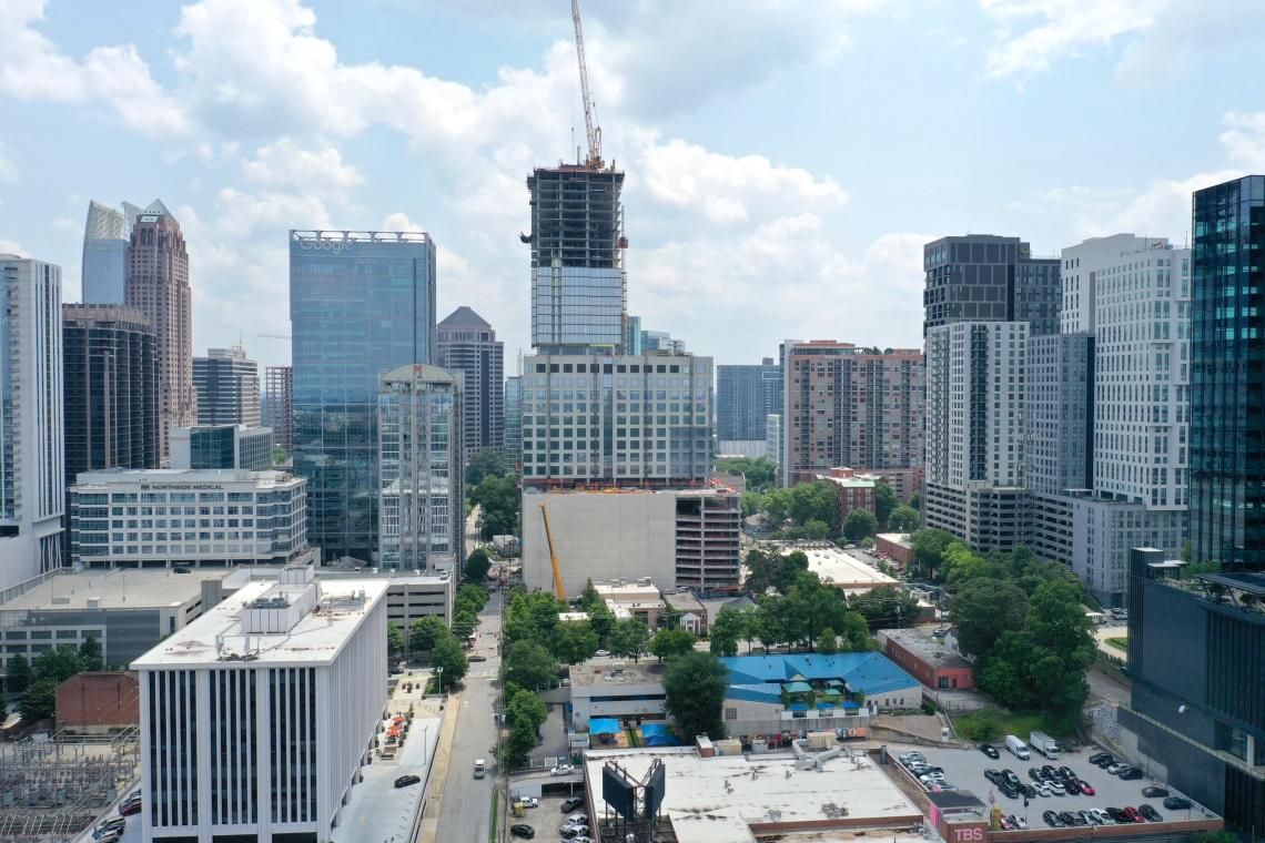 Crane Watch: Bird's-eye view of Atlanta's tallest new tower